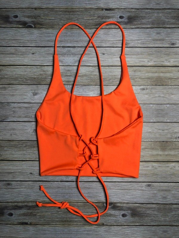 Tops regulables naranja