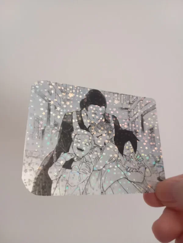Producto - Sticker Holo The promised neverland B - Stock inmediato