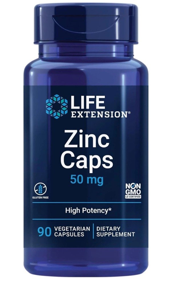 Producto - Life Extension -  Zinc Caps 50 mg x 90 capsulas