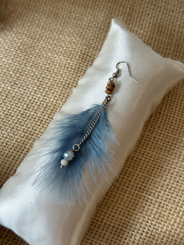 Producto - Aro Pluma Celeste