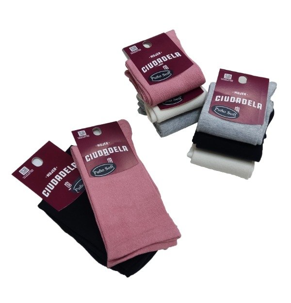 Producto - Media Dama Ciudadela Puño Soft x12 Pares Art.3079