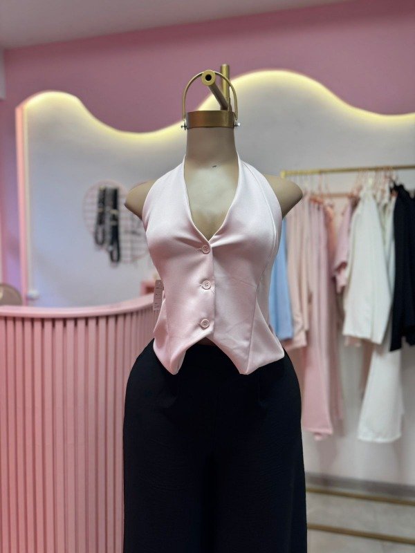 Producto - Chaleco sastrero rosa