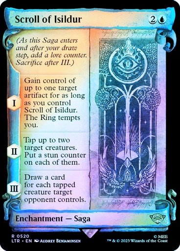 Producto - Scroll of Isildur (Showcase) (Silver Foil)
