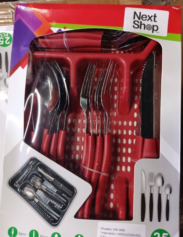 Producto - Set de cubiertos con bandeja - 1
