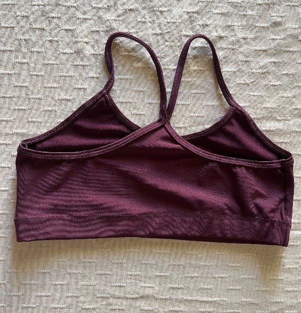 Producto - Top lycra tiras finas VIOLETA vino