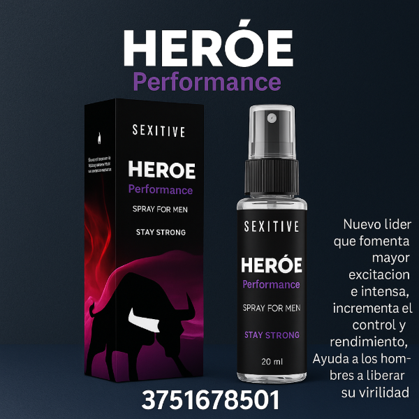 Producto - HEROE Performance Spray Sexual Masculino 20ml