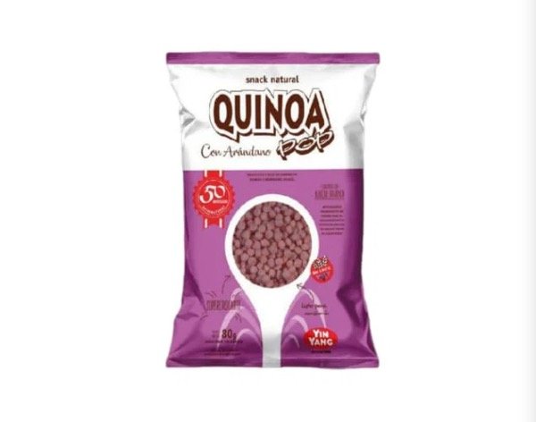 Producto - QUINOA  POP FRUTOS ROJOS 80 GR
