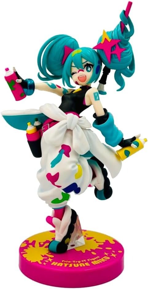 Producto - Figura Miku Hatsune Paint Girl Trio Try iT Furyu