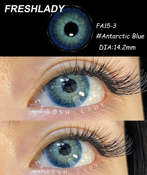 Producto - Lentes de contacto Freshlady Antarctic Blue FA15-3 - LEN-0002