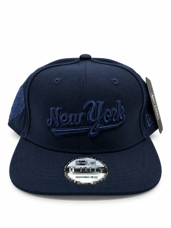 Producto - Gorra plana new york azul marino logo azul marino