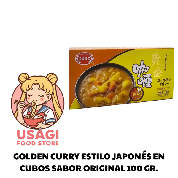 Producto - GOLDEN CURRY ESTILO JAPONÉS EN CUBOS SABOR ORIGINAL 100 GR.