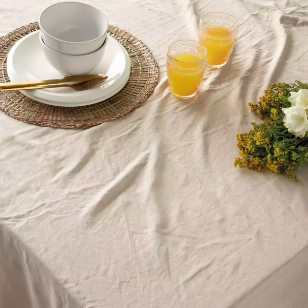 Producto - Mantel Tusor Liso Natural