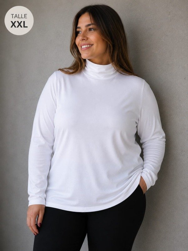 Producto - Media polera BLANCA - 0