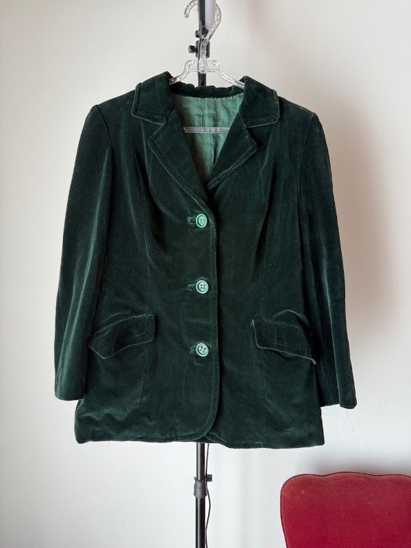 Producto - Blazer de pana verde vintage
