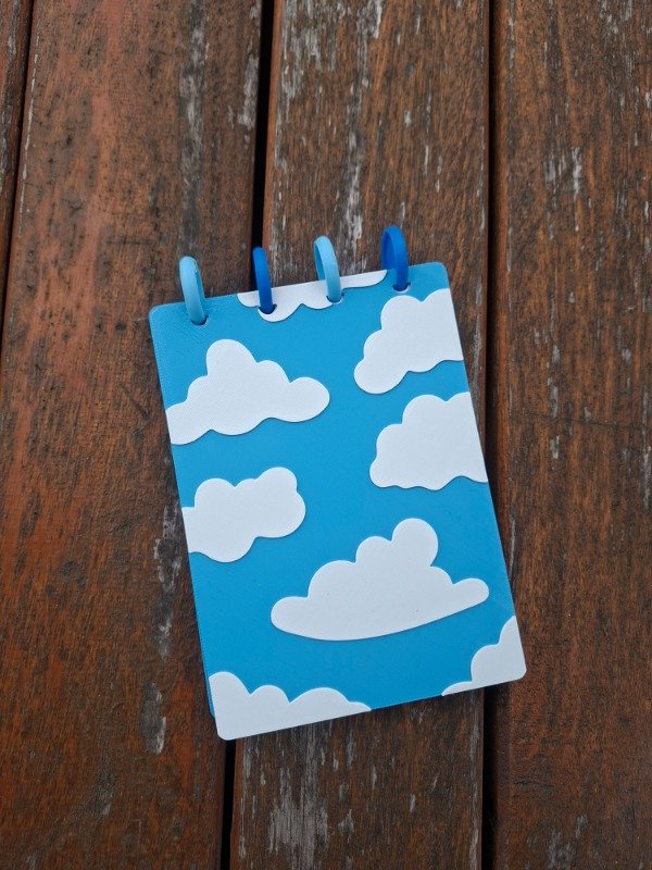 Producto - Anotador A6 - Nubes
