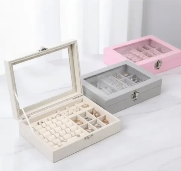 Producto - Joyero Para Anillos Aros Elegante 20x15x5cm Organizador - 3