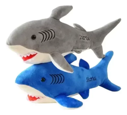 Producto - Peluche tiburón kawaii 27x17 cm