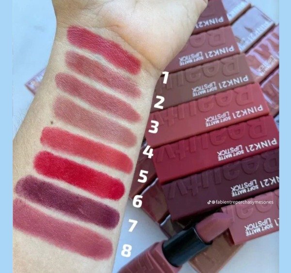 Producto - LABIAL SOFT MATTE LIPSTICK PINK 21 - 1
