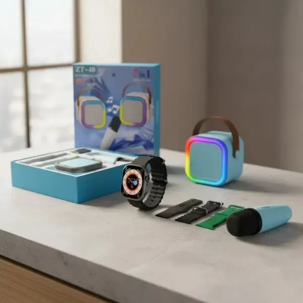 Producto - Reloj Smartwatch C/4 Mallas 7 En 1 Parlante