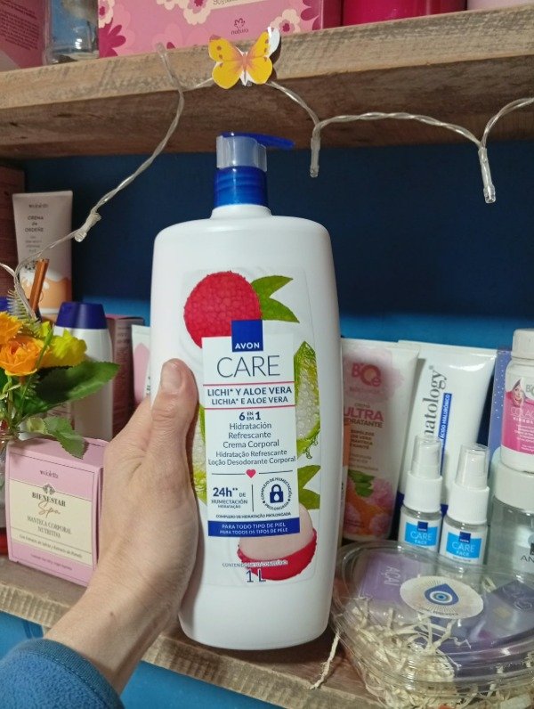 Producto - Avon Care Lichi y Aloe Vera Crema Corporal 1 L - 1000 ml - Avon Care - 0