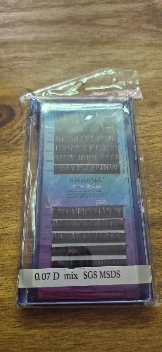 Producto - Pestañas pxp Nagaraku 0.07 D mixs doble color