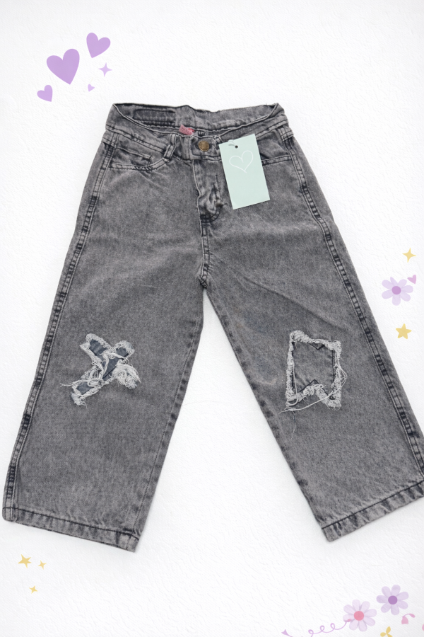 Producto - Wide leg parches gris GR2