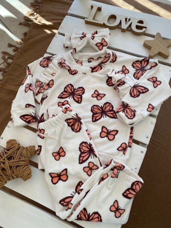 Producto - Conjunto plush Mariposas - COD 380