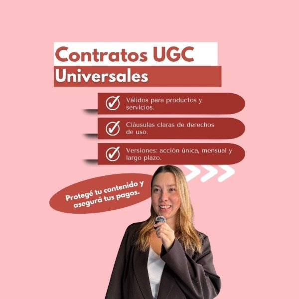 Producto - Pack de Contratos UGC (Universal, Mensual y Largo Plazo)