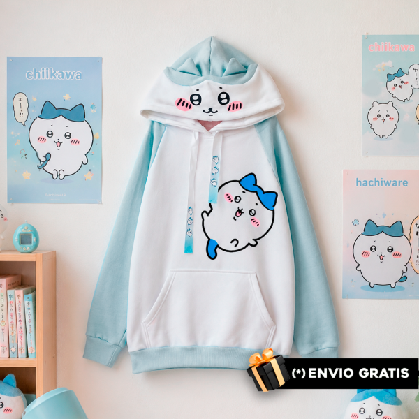 Producto - Buzo Adulto Hachiware Chiikawa Unisex Moda Kawaii