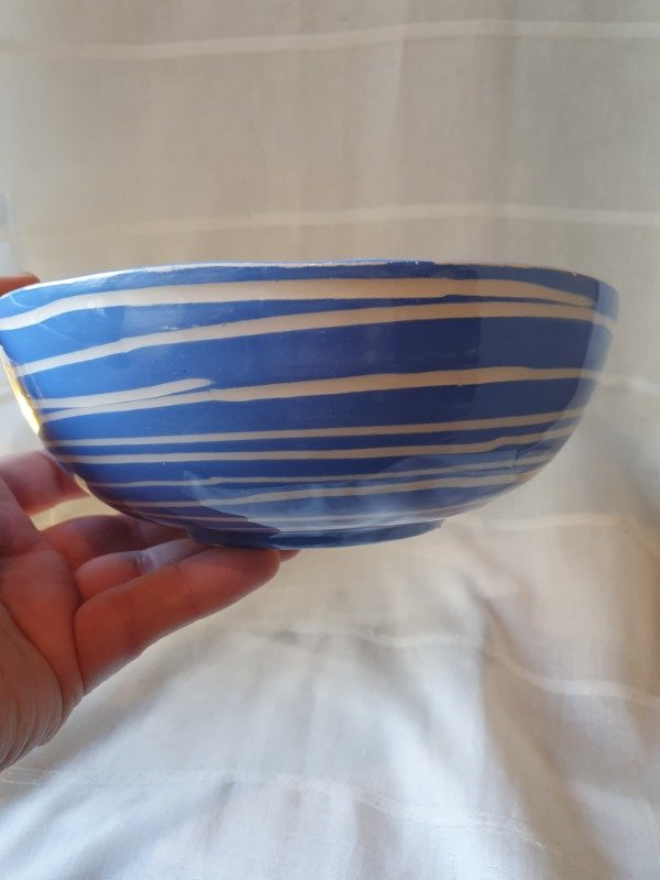 Producto - Cuenco rayas azules