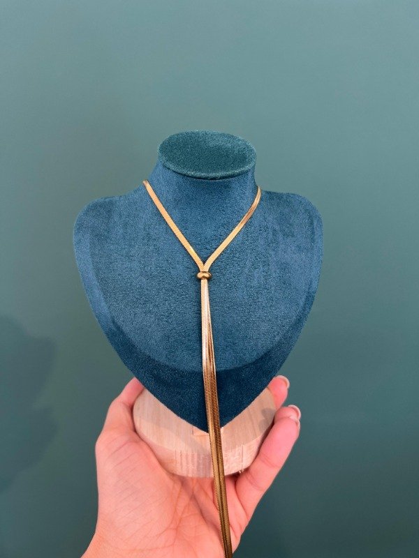 Producto - Cadena Corbatero Acero Dorado