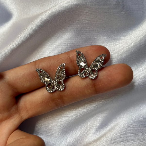 Producto - Aros mariposa strass grandes
