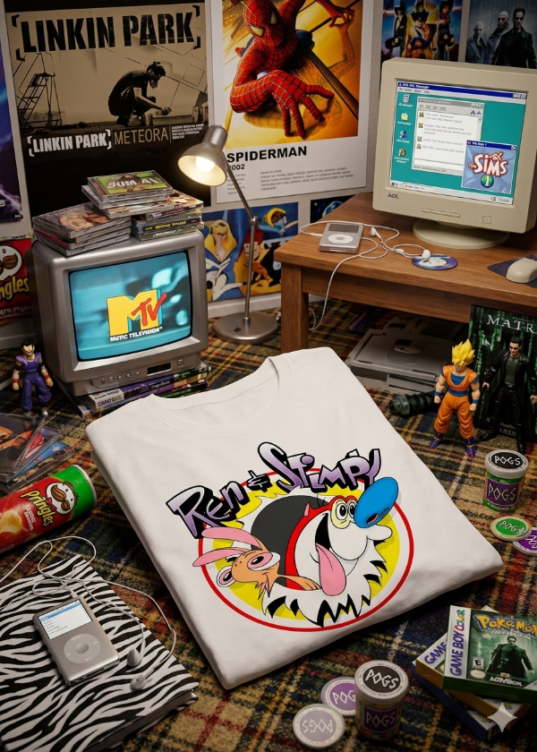 Producto - Remera Mujer Ren y Stimpy 2