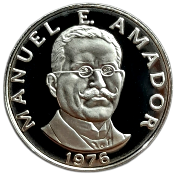 Producto - Panamá 10 Centesimos 1976 M.E. Amador (12.000) Km#36 Unc