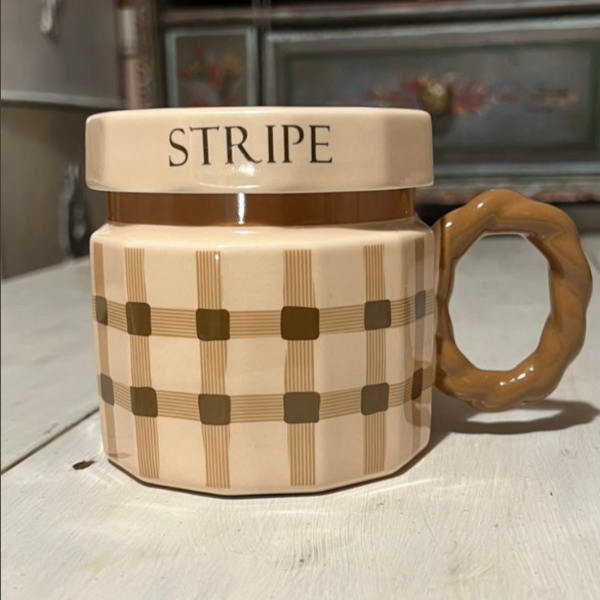 Producto - Taza temática de cerámica Stripe