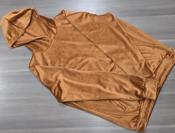 Producto - Buzo Plush Premium Camel Con Capucha Talle xl