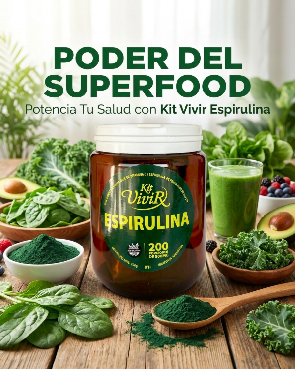 Producto - Spirulina 200 porciones Kit Vivir