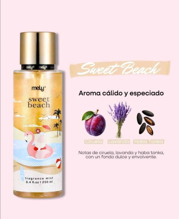 Producto - Body Splash Shimmer 250 ml MELY - 4
