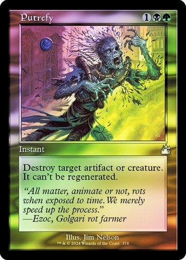 Producto - Putrefy (Retro Frame Foil)