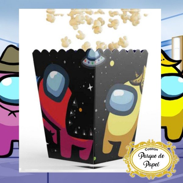 Producto - Pochoclera Among Us (x6 u.)