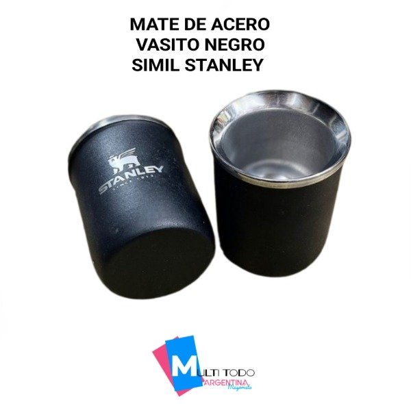 Producto - MATE DE ACERO VASITO NEGRO SIMIL STANLEY