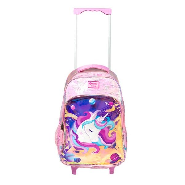Producto - MOCHILA 18" CON CARRO UNICORNIO FILGO