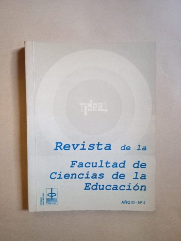 Producto - Revista de la Facultad de Ciencias de la ed #4 - Kauth - Universitaria 1987