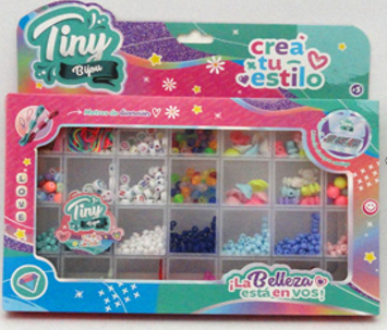 Producto - Set de bijou c/caja plástica para guardar 37601