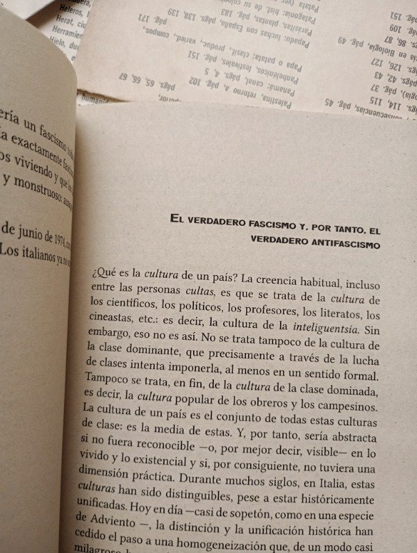 Producto - EL FASCISMO DE LOS ANTIFASCISTAS de Pier Paolo Pasolini - 4