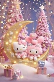 Producto - DIAMOND PAINTING 30X40 H KITTY Y M MELODI NAVIDAD