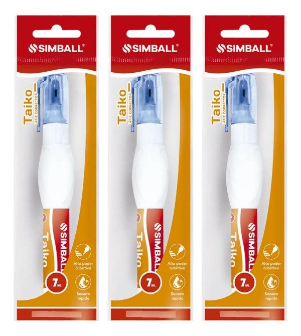 Producto - Corrector Lapiz Taiko Pack X3 - 0
