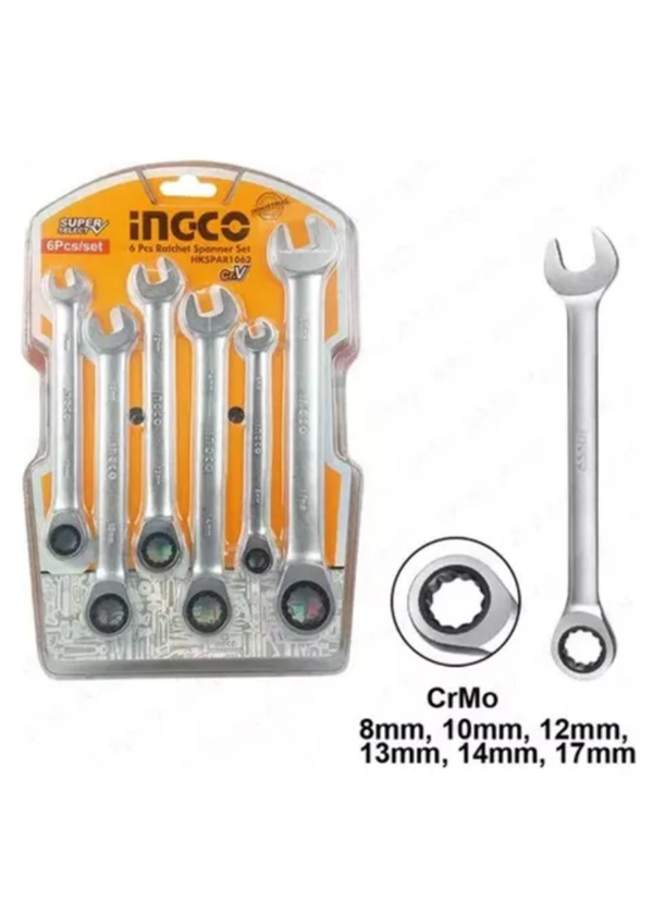 Producto - JUEGO DE 6 LLAVE COMBINADAS CRIQUET INGCO