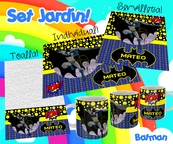 Producto - SETS DE JARDÍN - BATMAN 6
