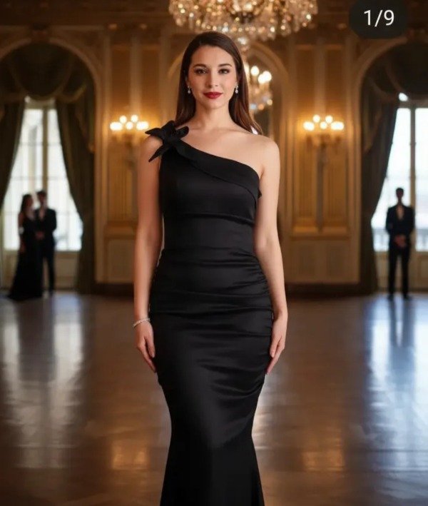 Vestido largo sirena talle grande — imagen 2
